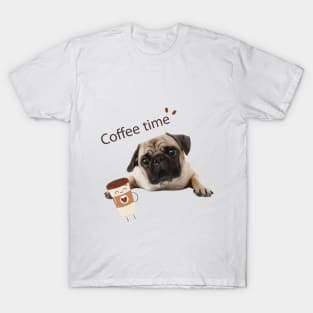 Pug loves his coffee T-Shirt